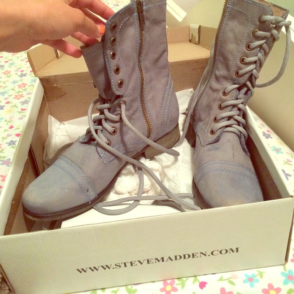 Steve Madden combat boots