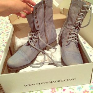 Steve Madden combat boots