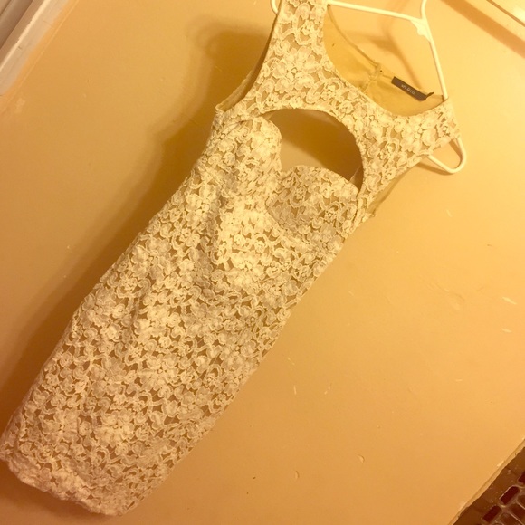 Tan and beige dress