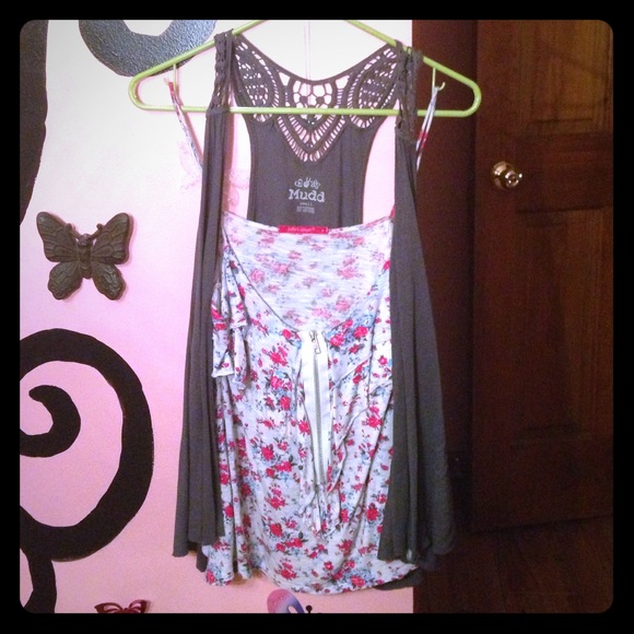 Laced tank top cover