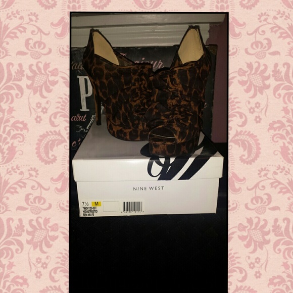 New leopard heels