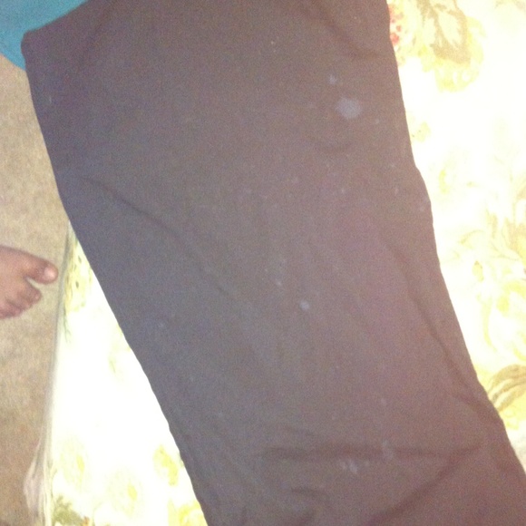 Black bootcut scrub pant - Picture 2 of 3