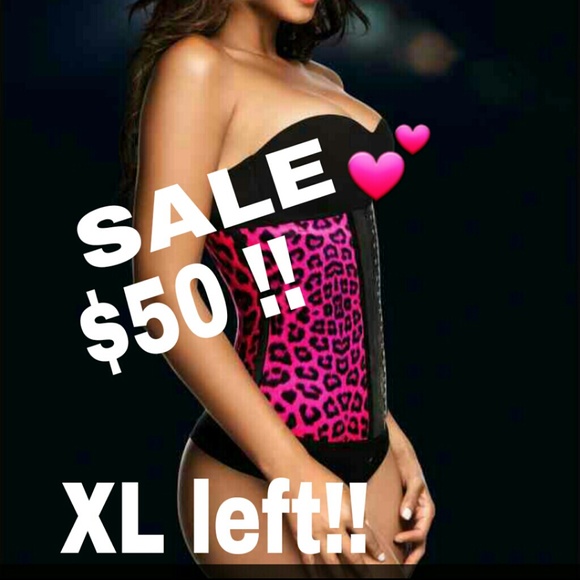 Ann chery waist trainer size XL pink cheetah
