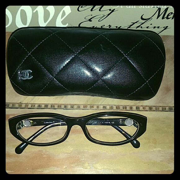 Tortoise Chanel Prescription glasses, case and box