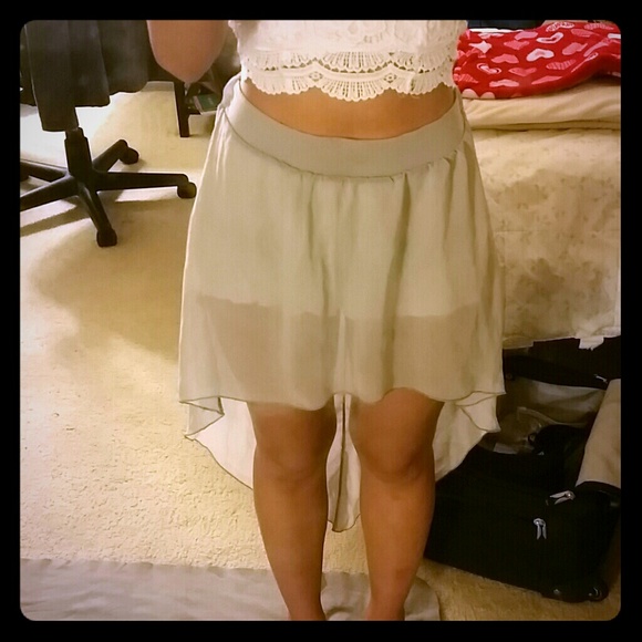 High low skirt
