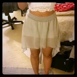 High low skirt