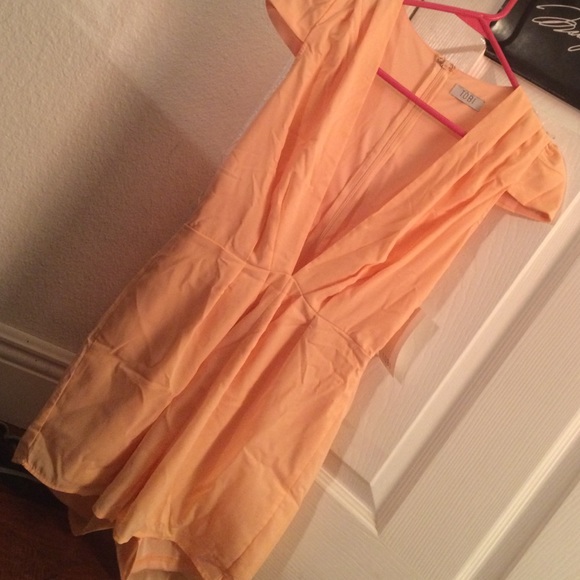 Tobi light peach romper!