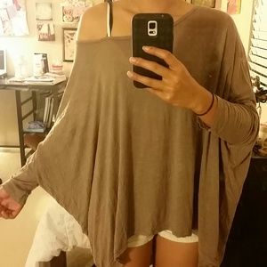 Over the shoulder top