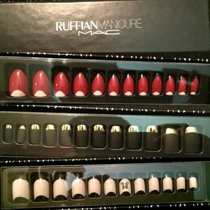 MAC x Ruffian Pre-Glued Nails Lot, All 3 styles!!!