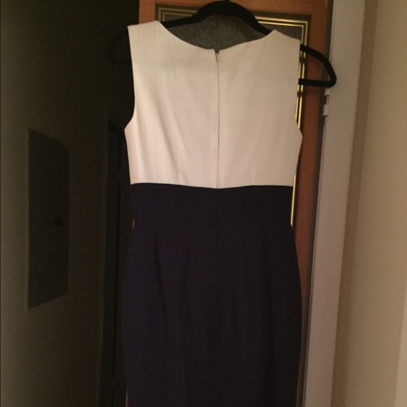 New Kay Unger Navy and White Dress - Picture 3 of 4