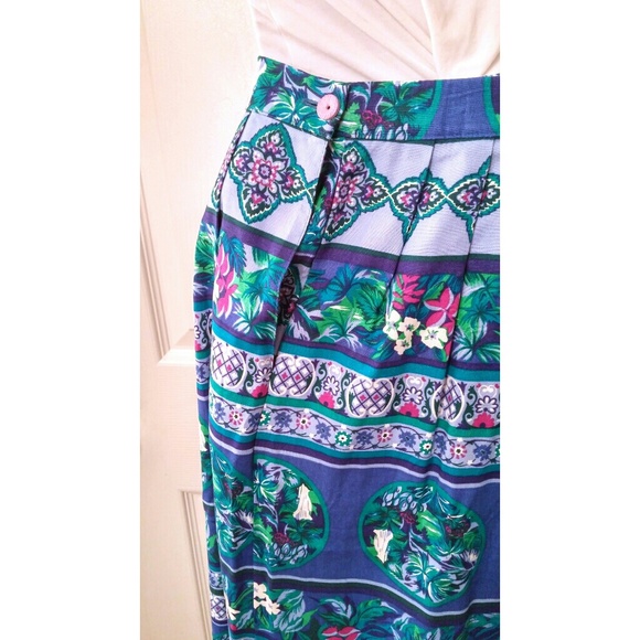 Multicolor floral print skirt - Picture 4 of 4