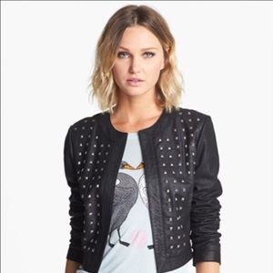 BB Dakota black studded jacket