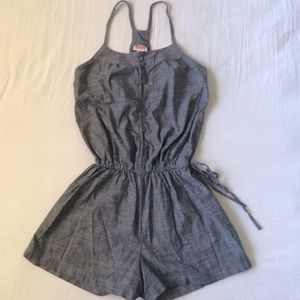 Chambray Romper
