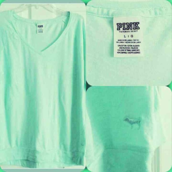 VS PINK mint green sweater