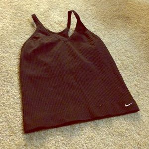 Black Nike sports bra