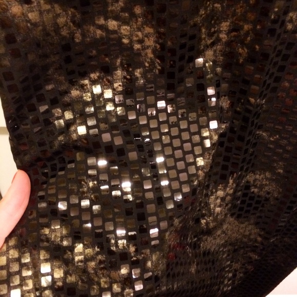 Metallic black party dress - Picture 2 of 3