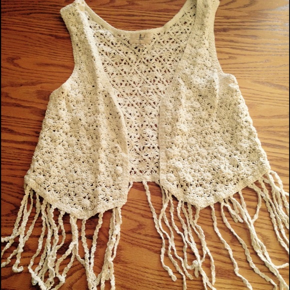 Bohemian crochet vest!