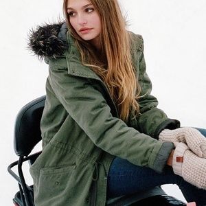 UO BDG Bad Gal Hooded Canvas Parka