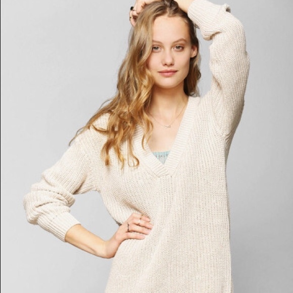 Cooperative V-Neck Tunic Sweater