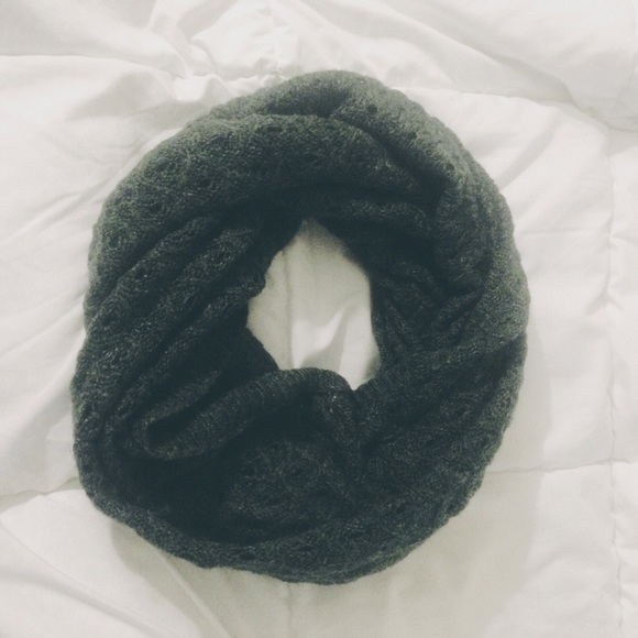 Army green infinity scarf