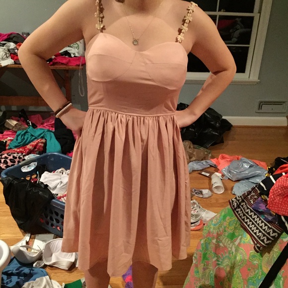 Light weight fun light pink dress