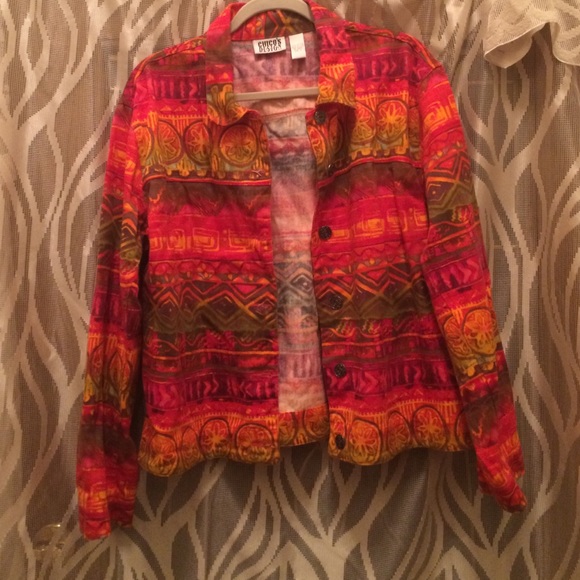 Vintage Chico's denim jacket