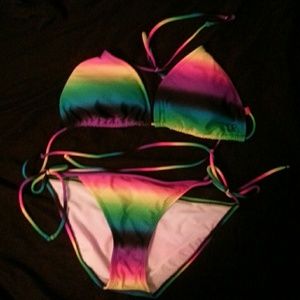 Bikini set rainbow best offer gets it
