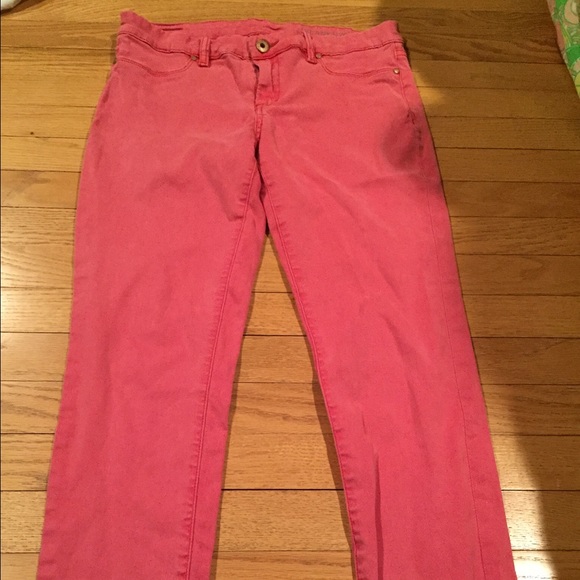 Coral pants
