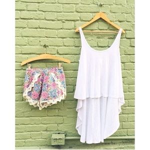 Emma and Sam knit top in white