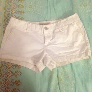 White short shorts!!
