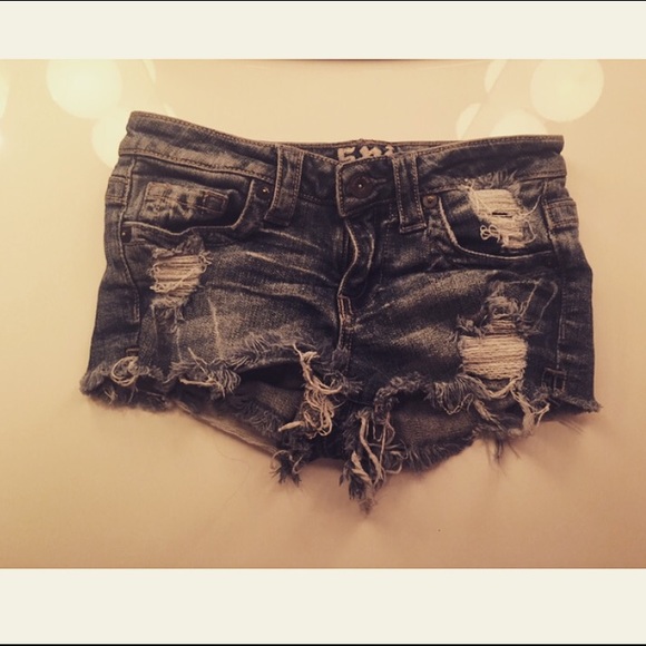 Super short shorts.