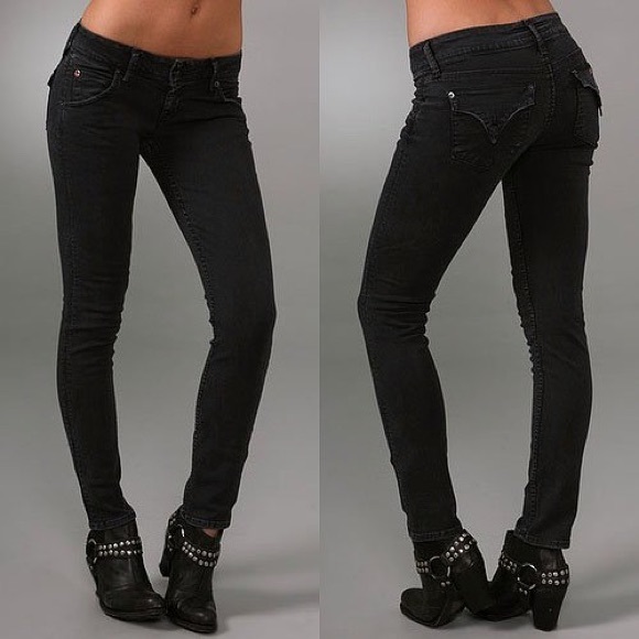 SOLD!!!! IN BUNDLE Hudson black skinny jeans