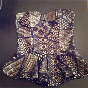 Stretchy corset shirt