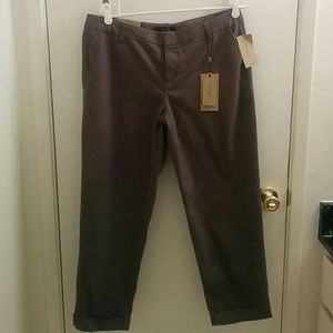 Max Studio Gray Cropped Pants - Brand New w/ Tags