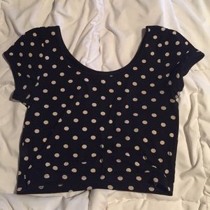 Polka Dot Crop Top