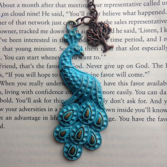 Peacock and Tree of Life Keychain