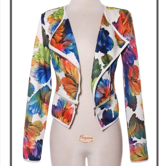 Floral  Blazer