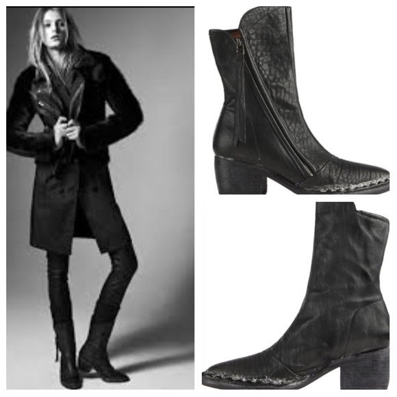 AllSaints Cossack Zip Boot