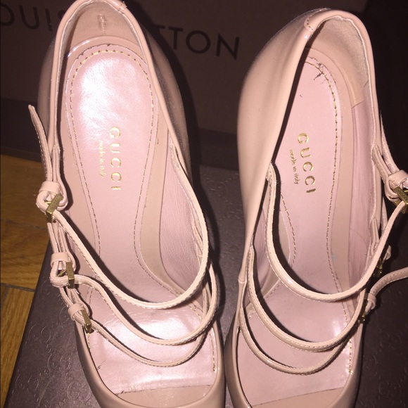 *SOLD* Gucci Peep Toe Strappy High Heels - Picture 3 of 4