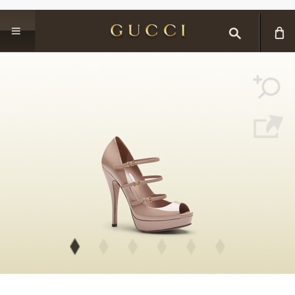 *SOLD* Gucci Peep Toe Strappy High Heels - Picture 4 of 4