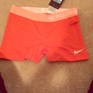 Nike-Pro Dri-fit tights(neon)
