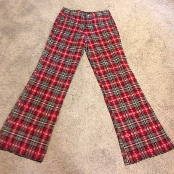 Plaid dress pant