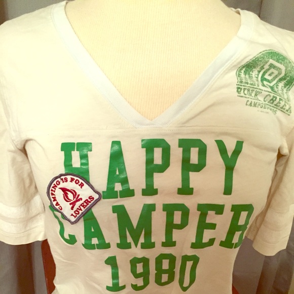 Victoria's Secret Tops - VS Pink 3/4 sleeved Happy Camper top