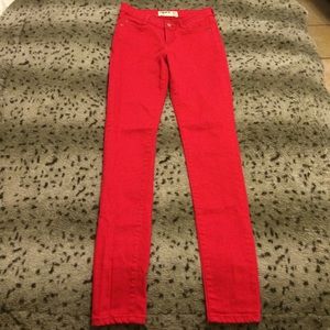 Read cotton on jeans!