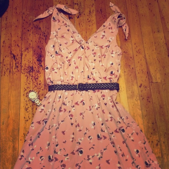 Pink Floral LC Lauren Conrad Dress