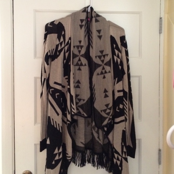 Black and Tan Aztec sweater