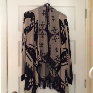 Black and Tan Aztec sweater