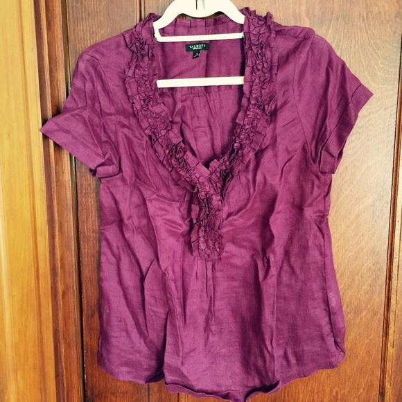 Talbots linen shirt.