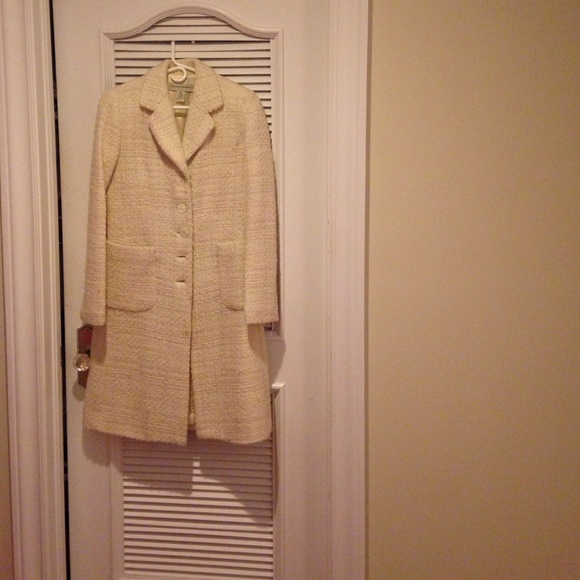 White Banana Republic Coat