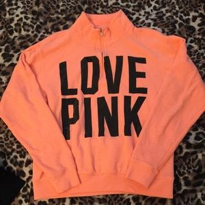 FINAL SALE!🎉🎉VS half zip orange/coral